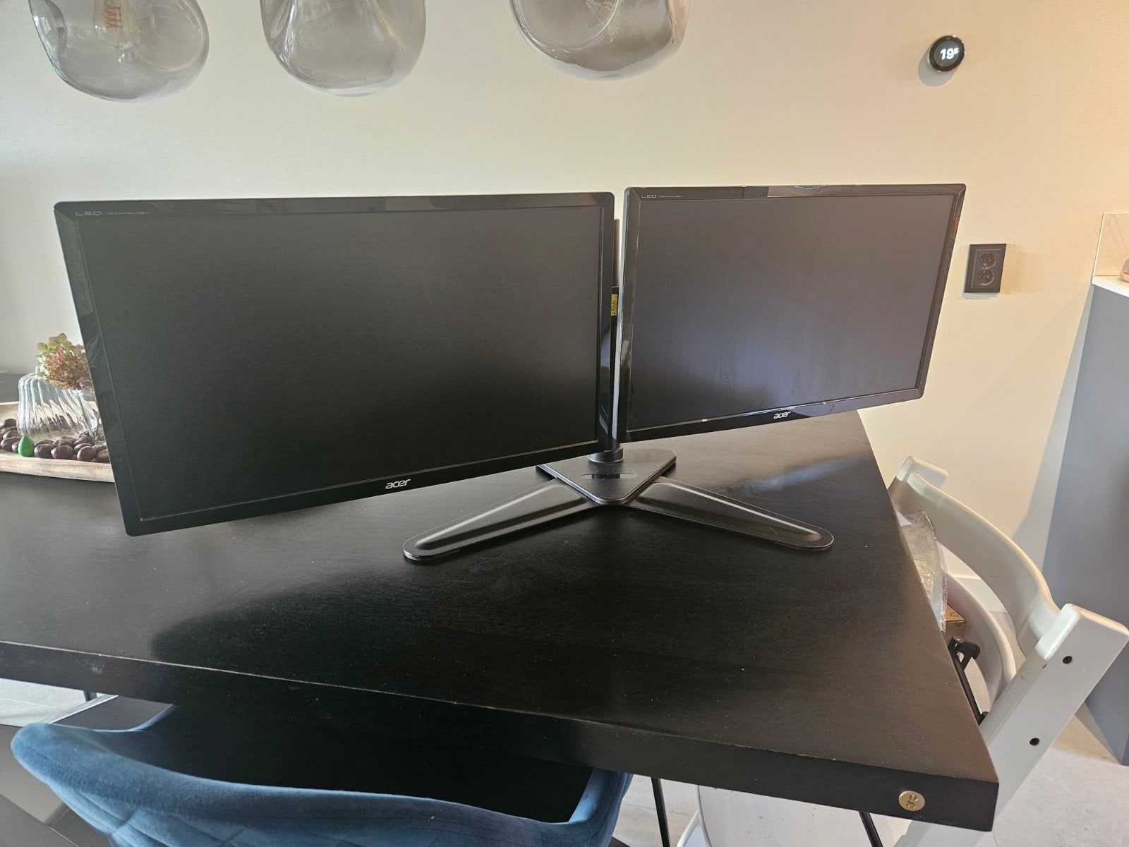 Acer G276HL 27 inch LED Monitor (2 stuks), Gebruikt, Kantelbaar, HDMI, Full HD