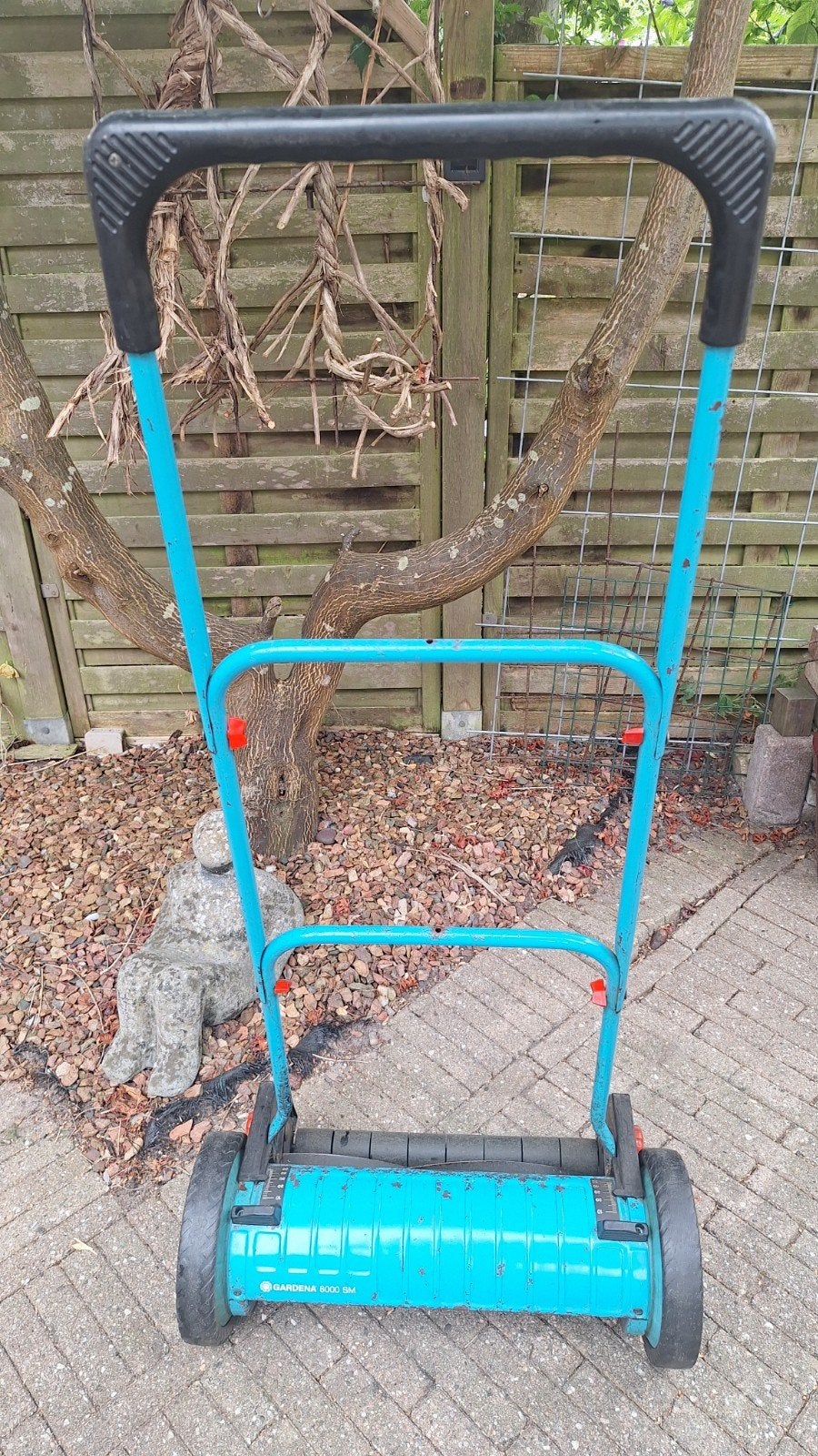 Gardena 8000 SM hand grasmaaier, Tuin en Terras, Grasmaaiers, Kooimesmaaier, Ophalen, Gebruikt