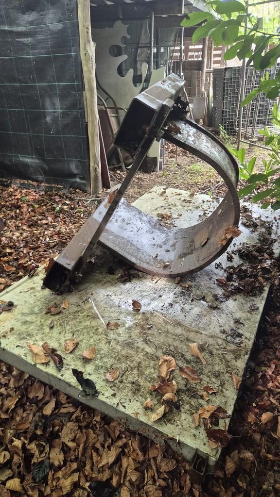 Kluitenrooier voor aan loadertje 50 cm hoog 48 cm breed, Ophalen