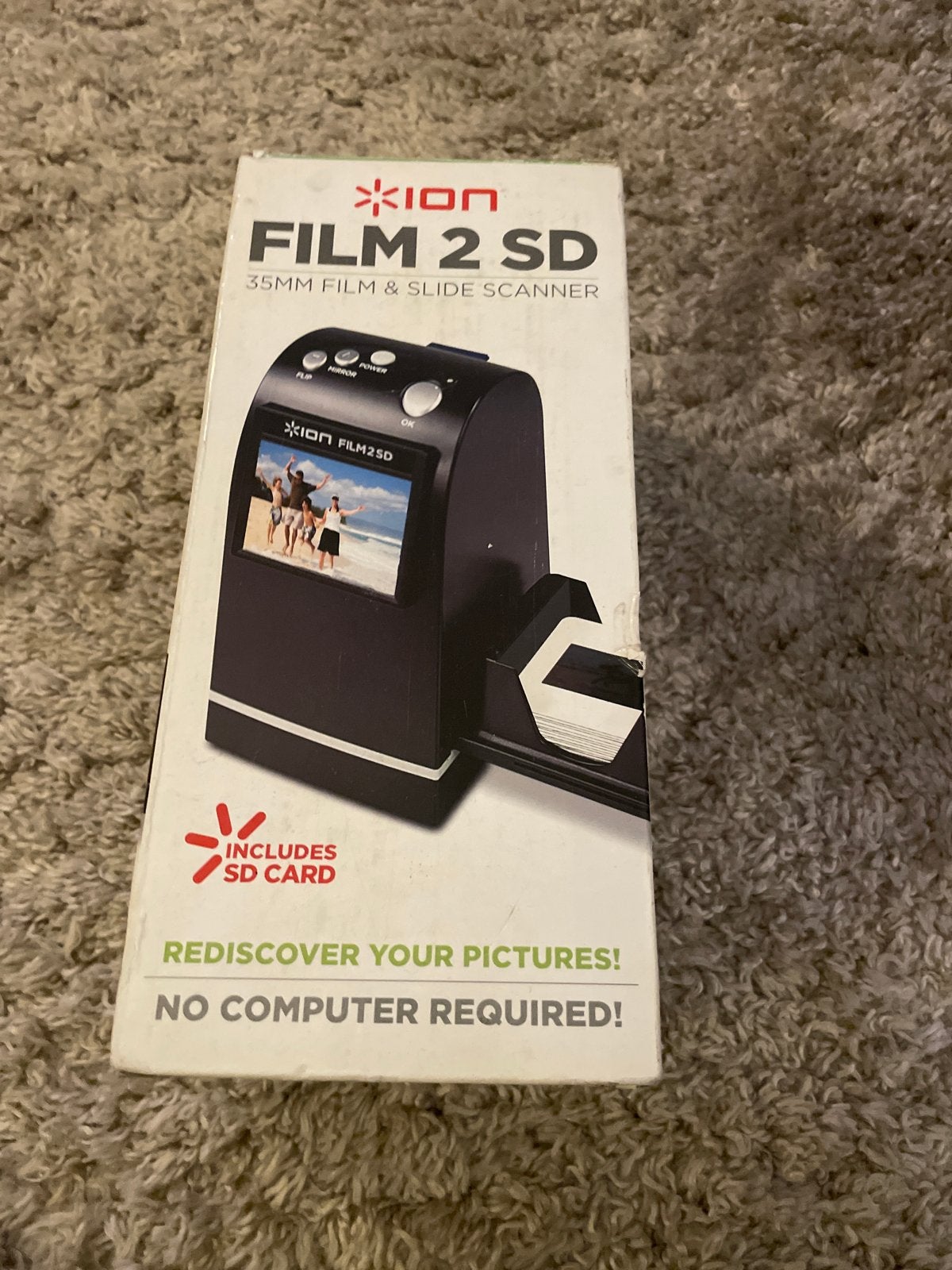 Ion FILM 2 SD 35mm Film & Dia Scanner - Nieuw in doos, Ophalen of Verzenden, Gebruikt, Diascanner, MacOS