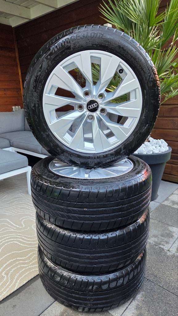 Audi A3 16 inch velgen met zomerbanden, Ophalen, Gebruikt, 16 inch, Banden en Velgen