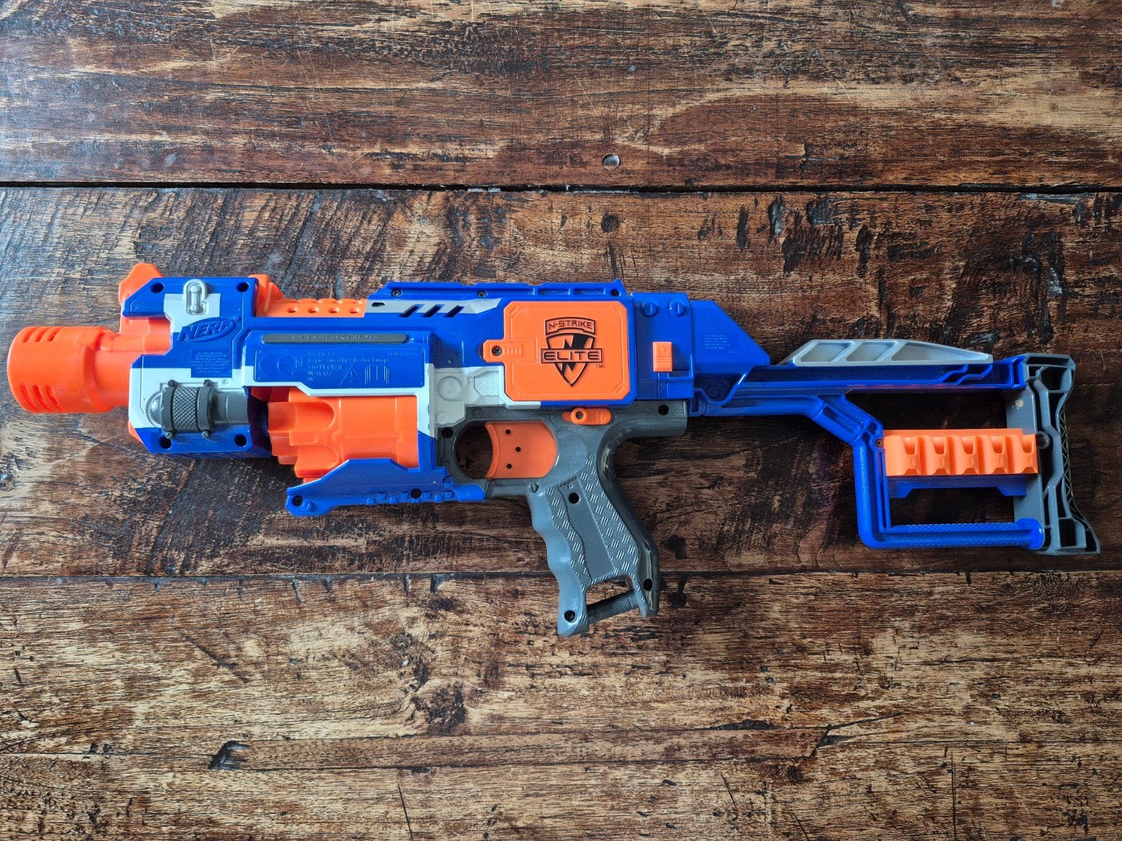 Nerf N-Strike Elite Blaster met werkende batterijvak, Ophalen of Verzenden, Zo goed als nieuw, Jongen of Meisje