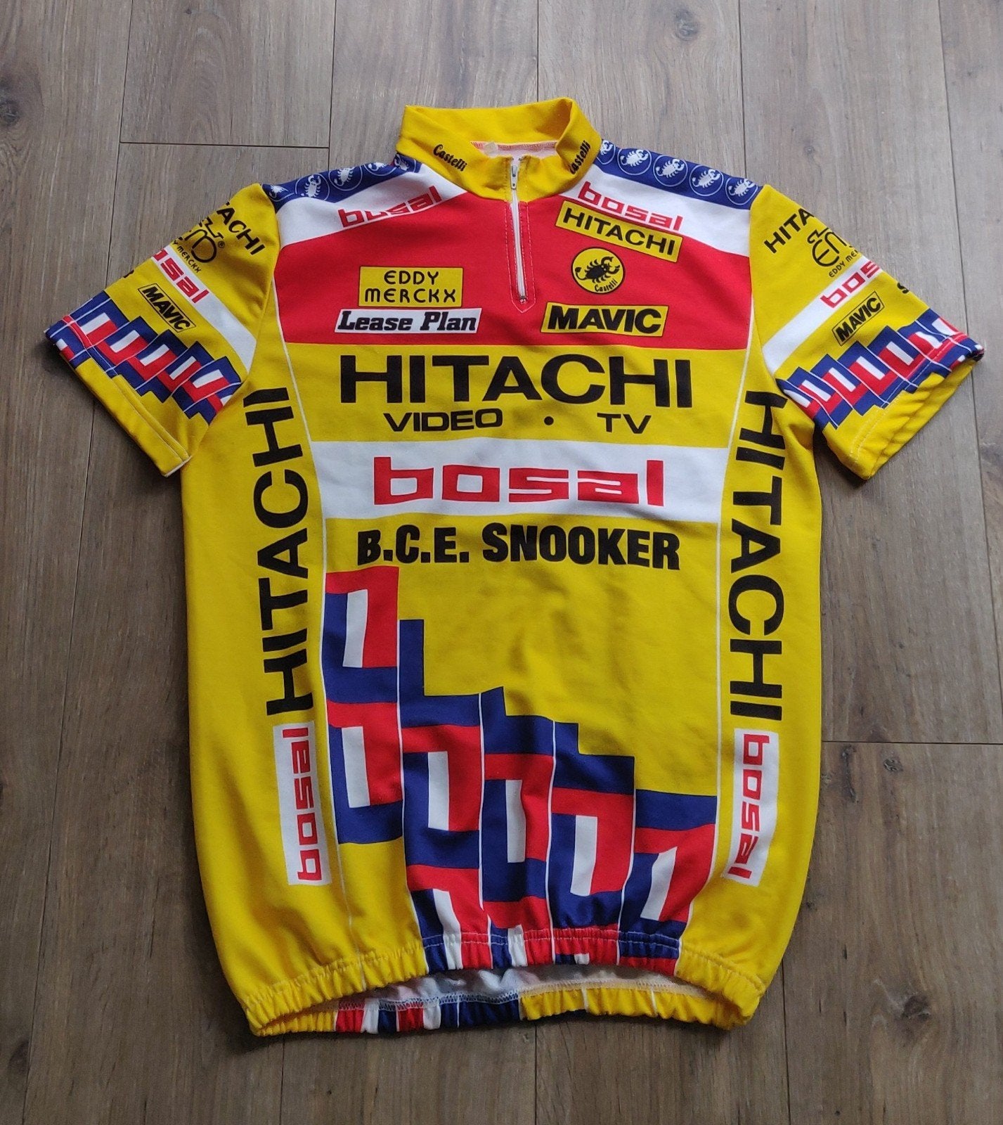 Wielershirt Hitachi Bosal, Ophalen of Verzenden, Gebruikt, Kleding
