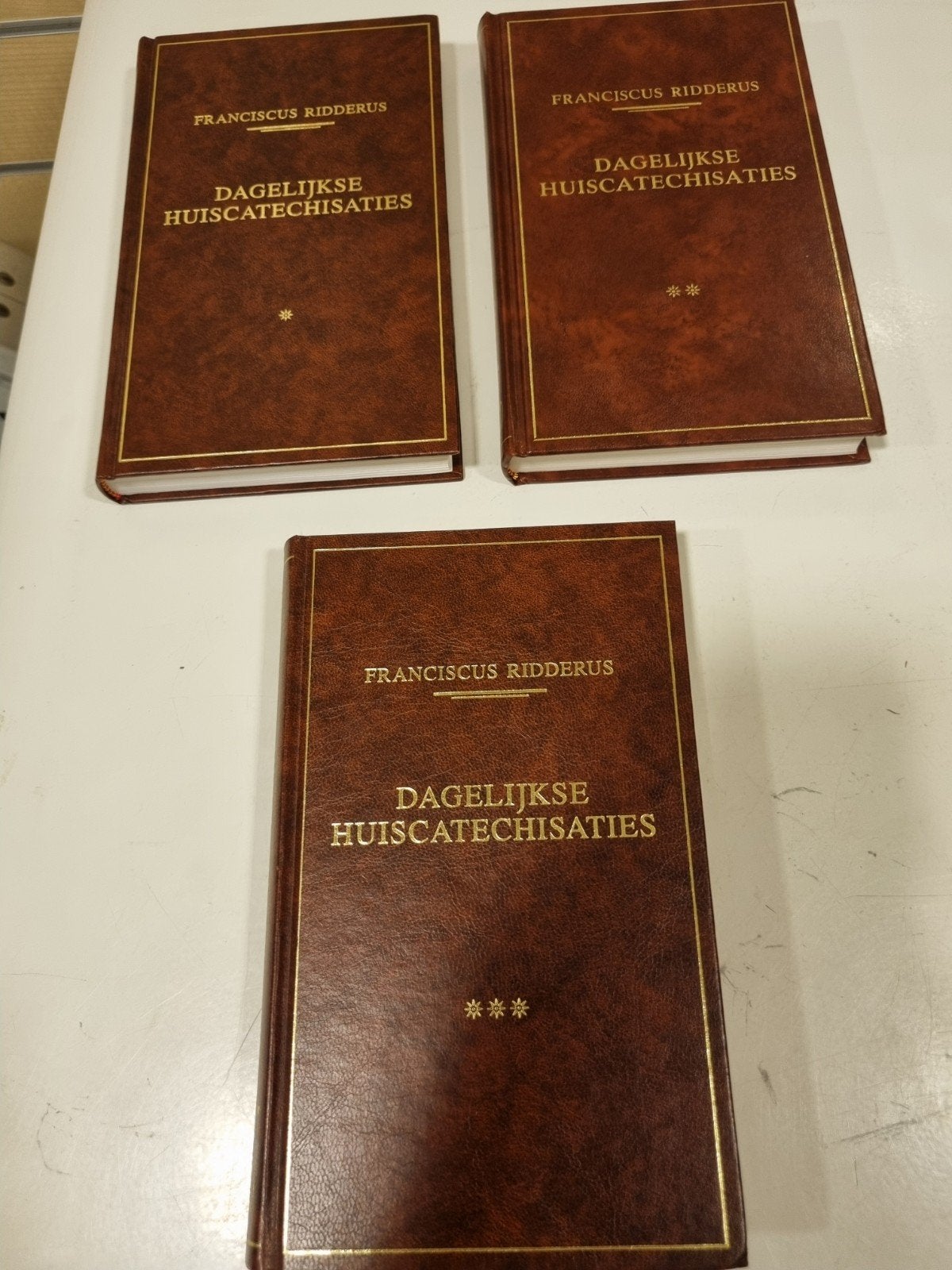 Franciscus Ridderus. Dagelijkse catechisaties. 3 delen., Boeken, Ophalen of Verzenden, Gelezen, Christendom | Protestants