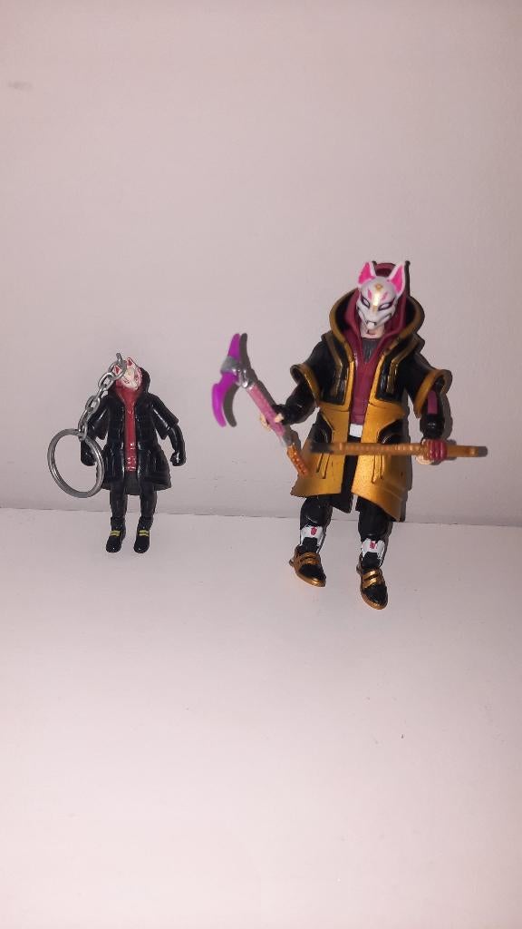 Fortnite Drift figuur met sleutelhanger, Ophalen of Verzenden, Gebruikt
