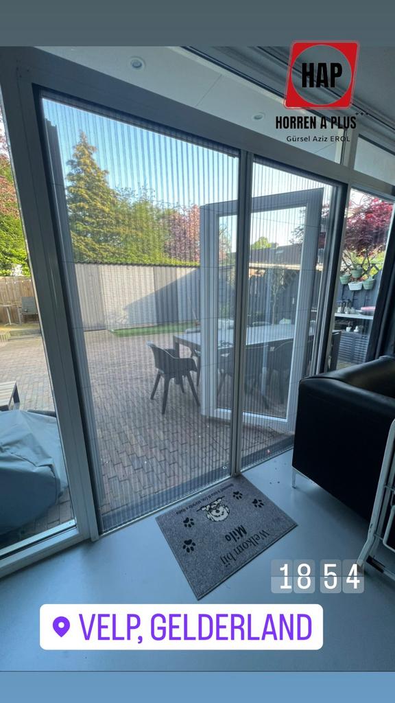 PLİSSE HORDEUR EN RAAMHOR , HORREN —VANAF 70 Euro, Ophalen of Verzenden, Nieuw, Hordeur