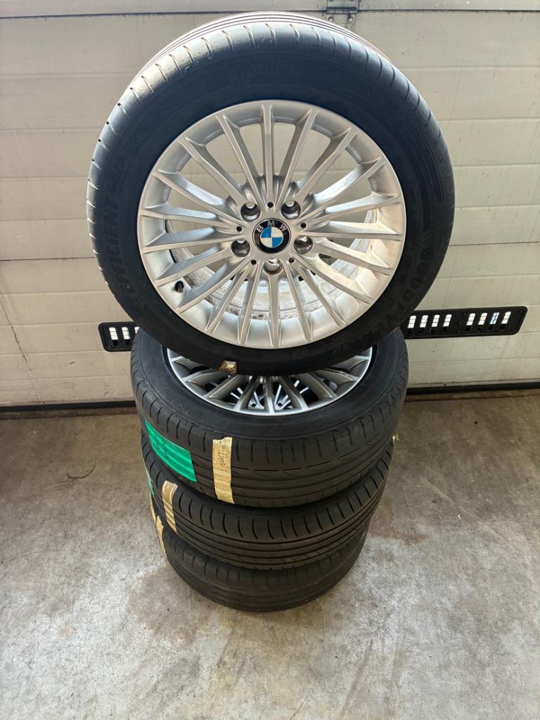 BMW 3-serie F30 F31, 4-serie Zomerbanden 225 50 17 origineel, Ophalen, Gebruikt, Banden en Velgen, 17 inch