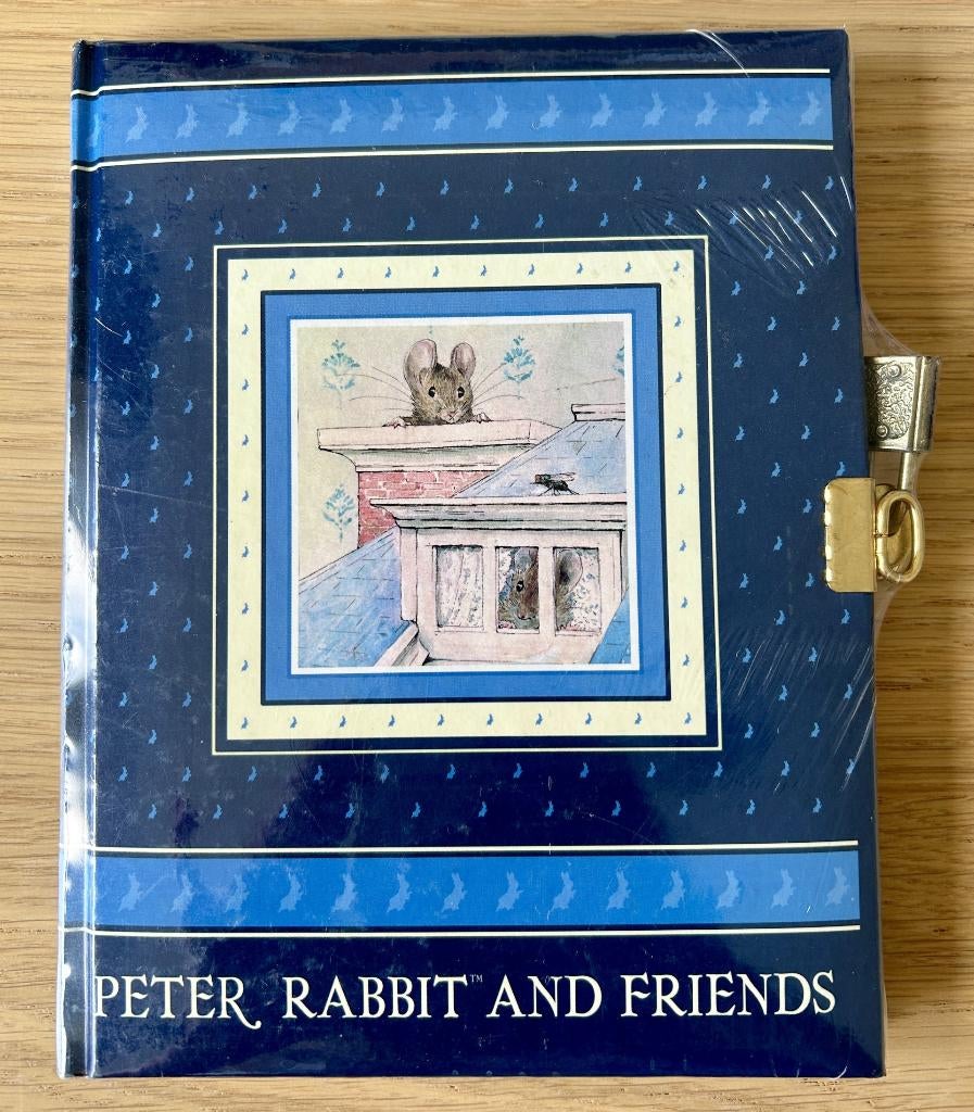 Boekje / schrift Peter rabbit and friends met slotje, Ophalen of Verzenden, Nieuw