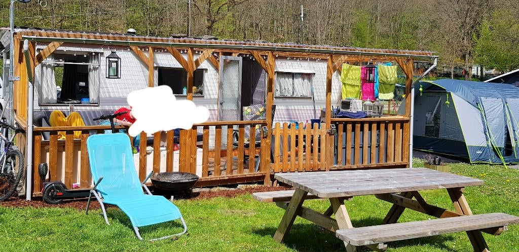 Vakantie caravan huur Luxemburg Kautenbach Ardennen camping
