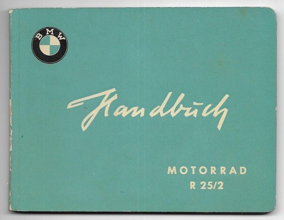 BMW R25 /2 Handbuch handleiding 1955 (042v), Ophalen of Verzenden, BMW