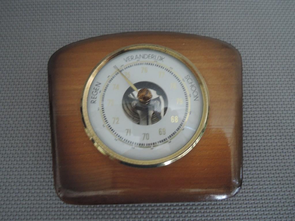 Kleine ouderwetse barometer, Ophalen of Verzenden, Zo goed als nieuw, Barometer
