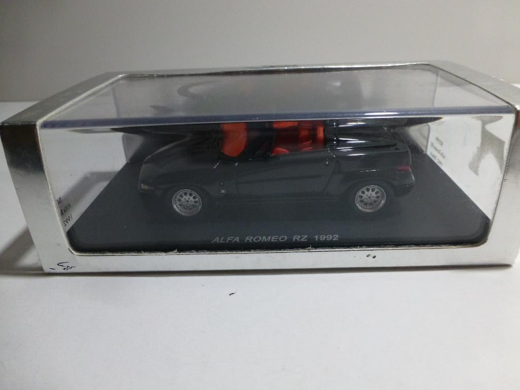 Spark Alfa Romeo RZ 1992 zwart, Ophalen of Verzenden, Zo goed als nieuw, Auto, Overige merken
