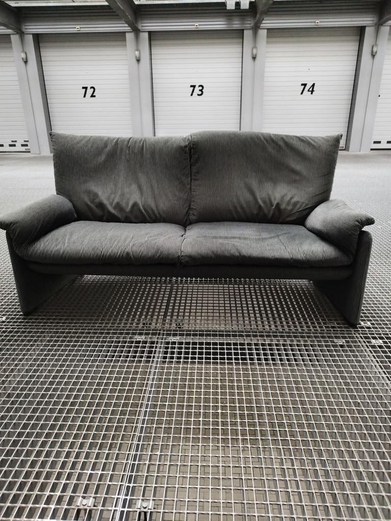Zeldzame Cassina Palmaria 2-zits bank, Huis en Inrichting, Banken | Bankstellen, Gebruikt, Design, 150 tot 200 cm, Tweepersoons