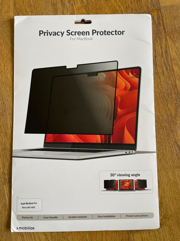 Privacy Screen Protector MacBook 16 inch (2021-2023), Computers en Software, Laptophoezen, Nieuw, 16 inch, Ophalen of Verzenden