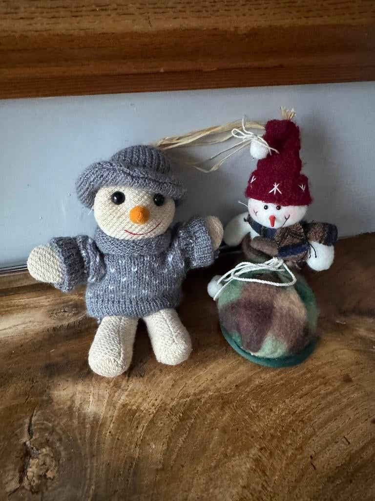 Stoffen Kerstfiguren, Ophalen of Verzenden, Zo goed als nieuw