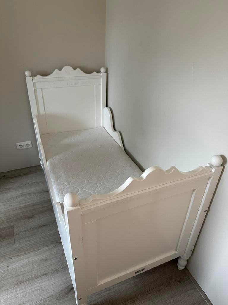 Bopita Belle kinderbed, Kinderen en Baby's, Kinderkamer | Bedden, Ophalen, Gebruikt, 70 tot 85 cm, 140 tot 160 cm