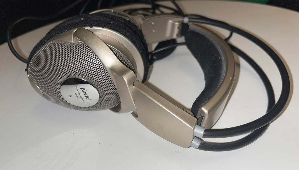 Vintage Alecto MP-350 Over-Ear Koptelefoon - Gebruikt, Ophalen of Verzenden, Gebruikt, Over oor (circumaural), Overige merken