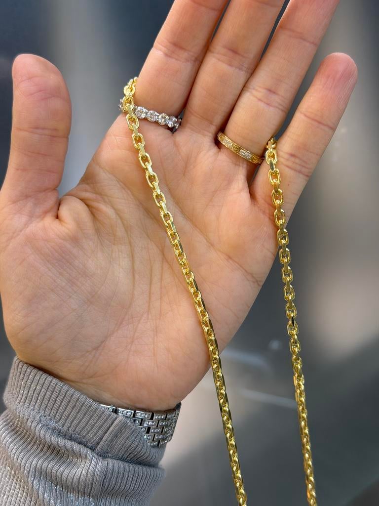 14KT Goud - 43.5 Gram - Ketting - ANKER, Sieraden, Tassen en Uiterlijk, Kettingen, Ophalen, Nieuw, Geel, Goud