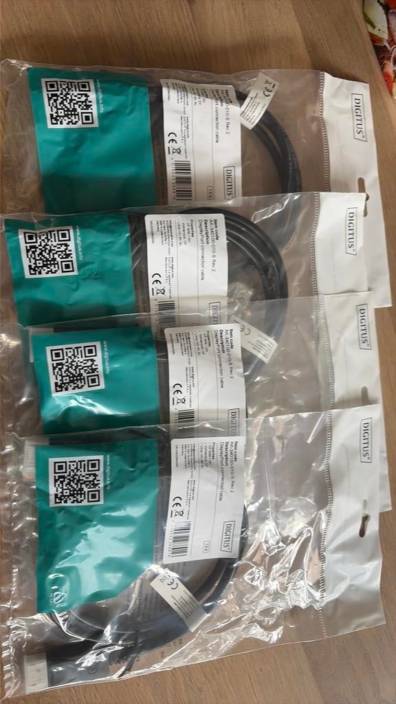 DisplayPort kabel 1meter, Ophalen of Verzenden, Nieuw