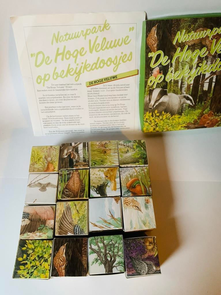 Bekijkdoosjes Natuurpark De Hoge Veluwe, Ophalen of Verzenden, Gelezen, Natuur algemeen