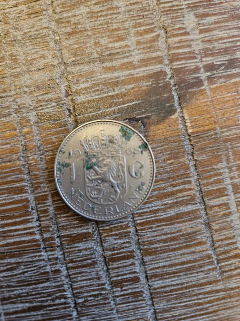 1 Gulden 1968 - Zelf Reinigen, Postzegels en Munten, Munten | Nederland, Ophalen of Verzenden, Koningin Juliana, 1 gulden, Losse munt