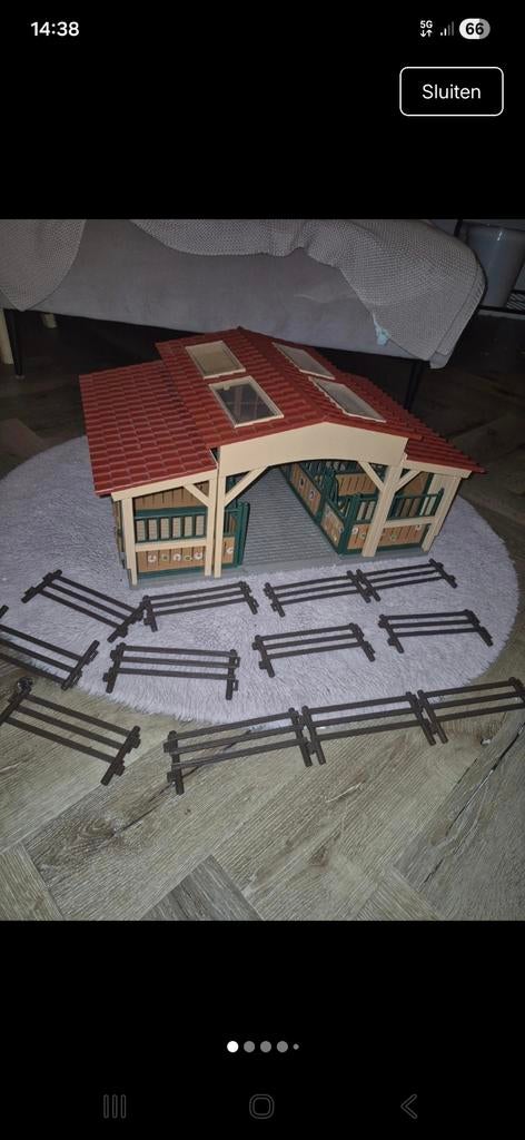 Schleich Manege met veel extra's, Ophalen of Verzenden, Zo goed als nieuw, Toebehoren