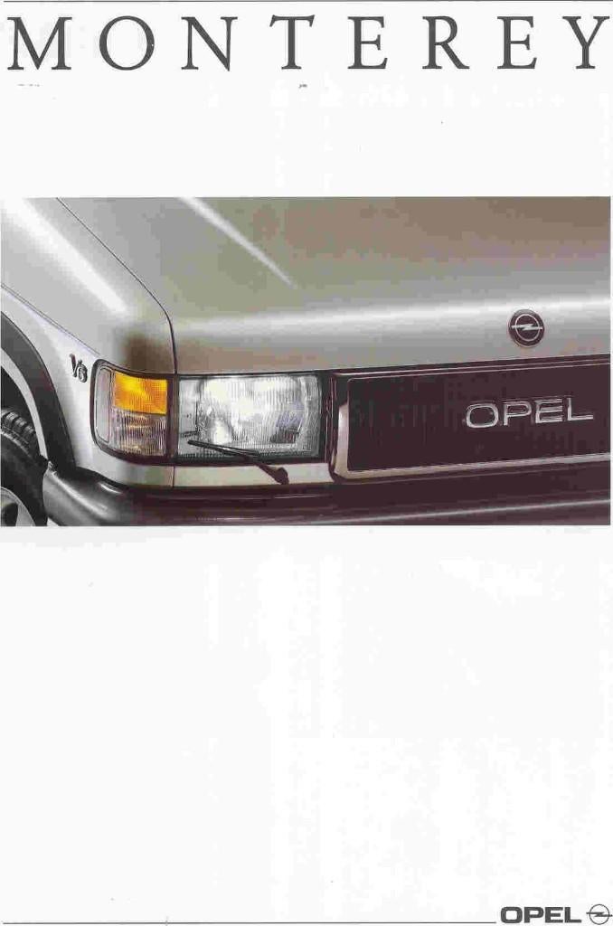 Opel Monterey (juli 1992), Ophalen of Verzenden, Nieuw, Opel