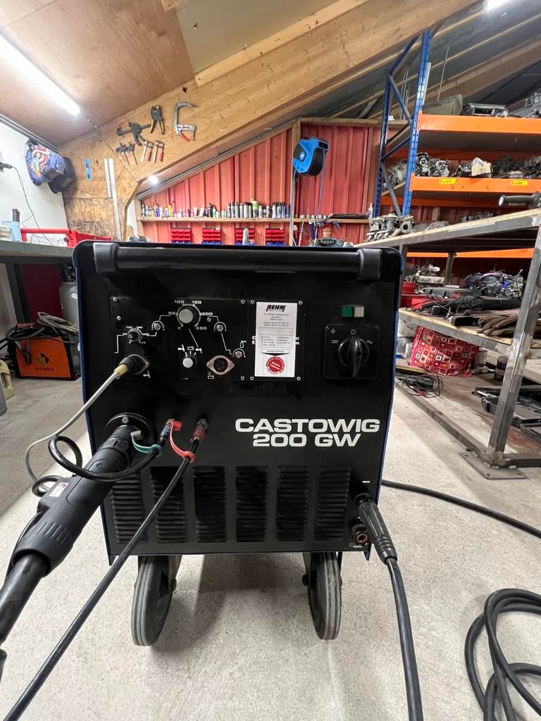CASTOLIN EUTECTIC Castowig 200 GW AC DC TIG lasapparaat, Doe-het-zelf en Verbouw, Gereedschap | Lasapparaten, Tig, 150 tot 250 ampère