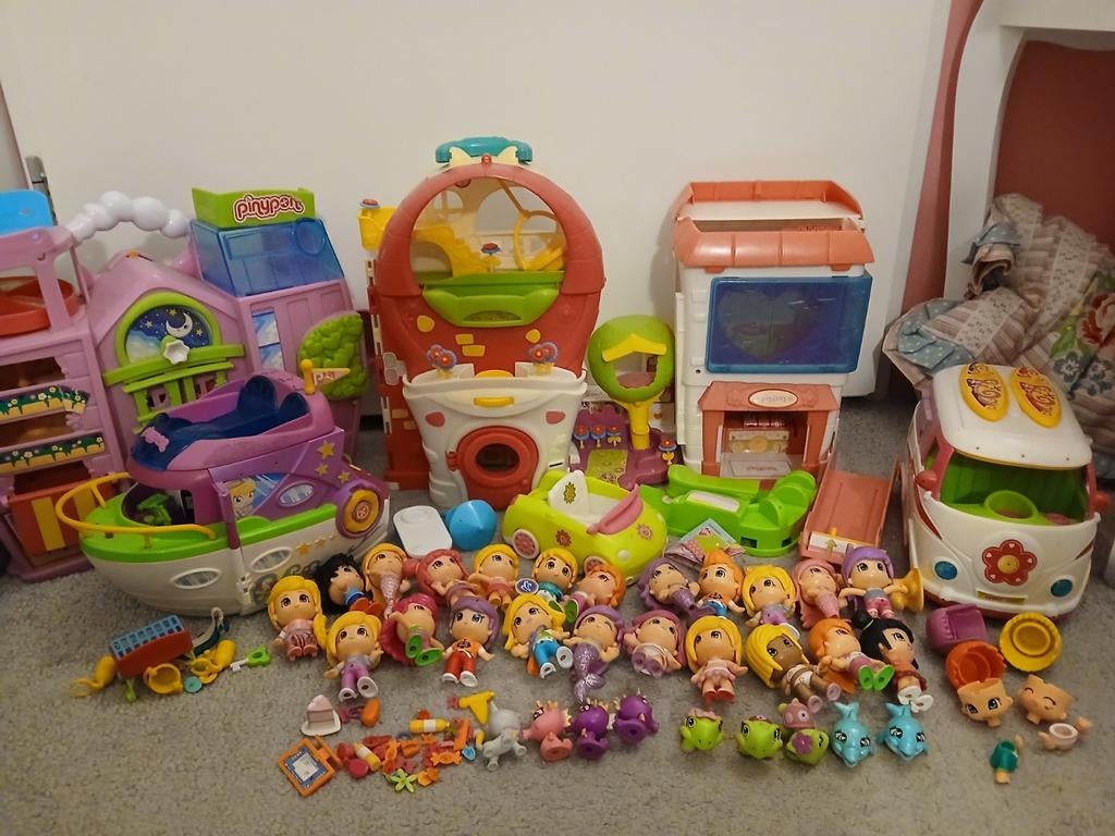 Grote set pinypon, Ophalen of Verzenden, Gebruikt, Jongen of Meisje