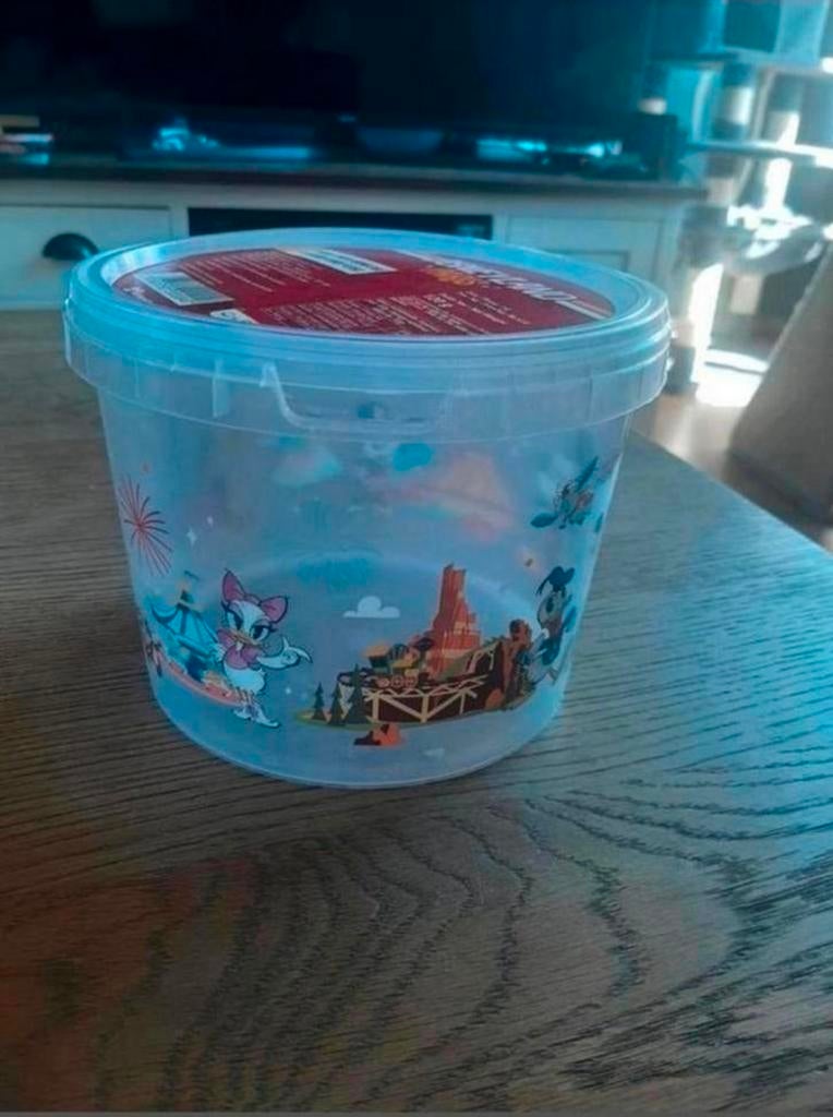 Disneyland Paris opbergbox suikerspin., Ophalen of Verzenden, Mickey Mouse, Zo goed als nieuw, Overige typen