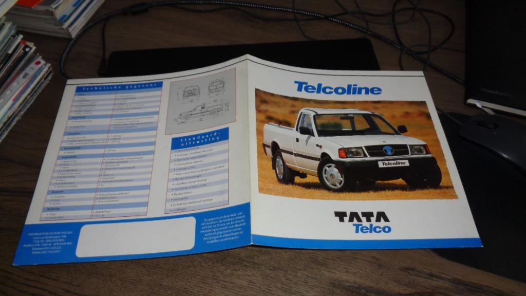 Folder  TATA  TELCOLINE, Verzenden, Zo goed als nieuw, Overige merken
