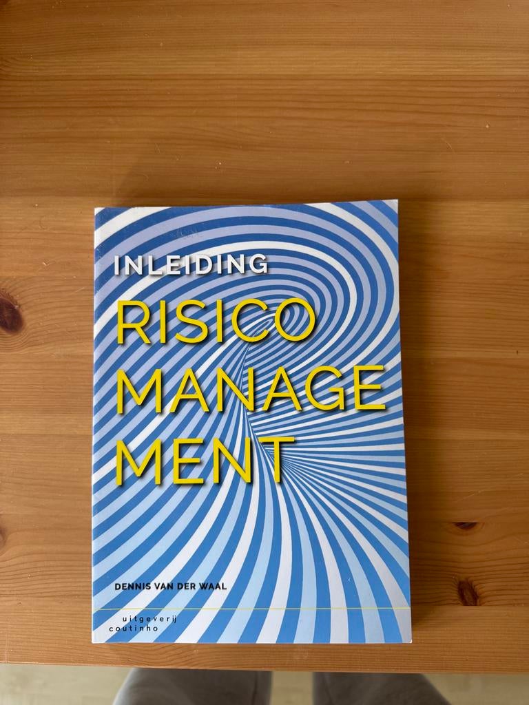 Risicomanagement Schoolboek - Inleiding, Ophalen of Verzenden, Zo goed als nieuw, Management