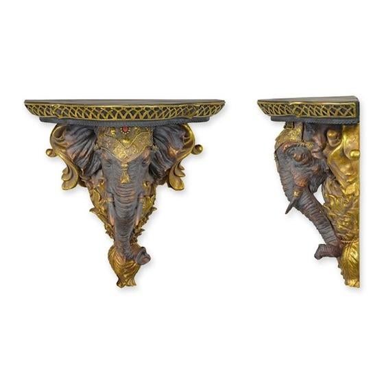 Wandconsole Olifant 32,3x31,5x16, Antiek en Kunst, Ophalen of Verzenden