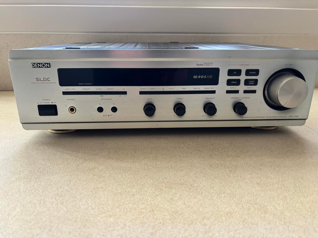 Denon DRA-1000 stereo verterker-receiver, Ophalen, Gebruikt, Denon, 60 tot 120 watt