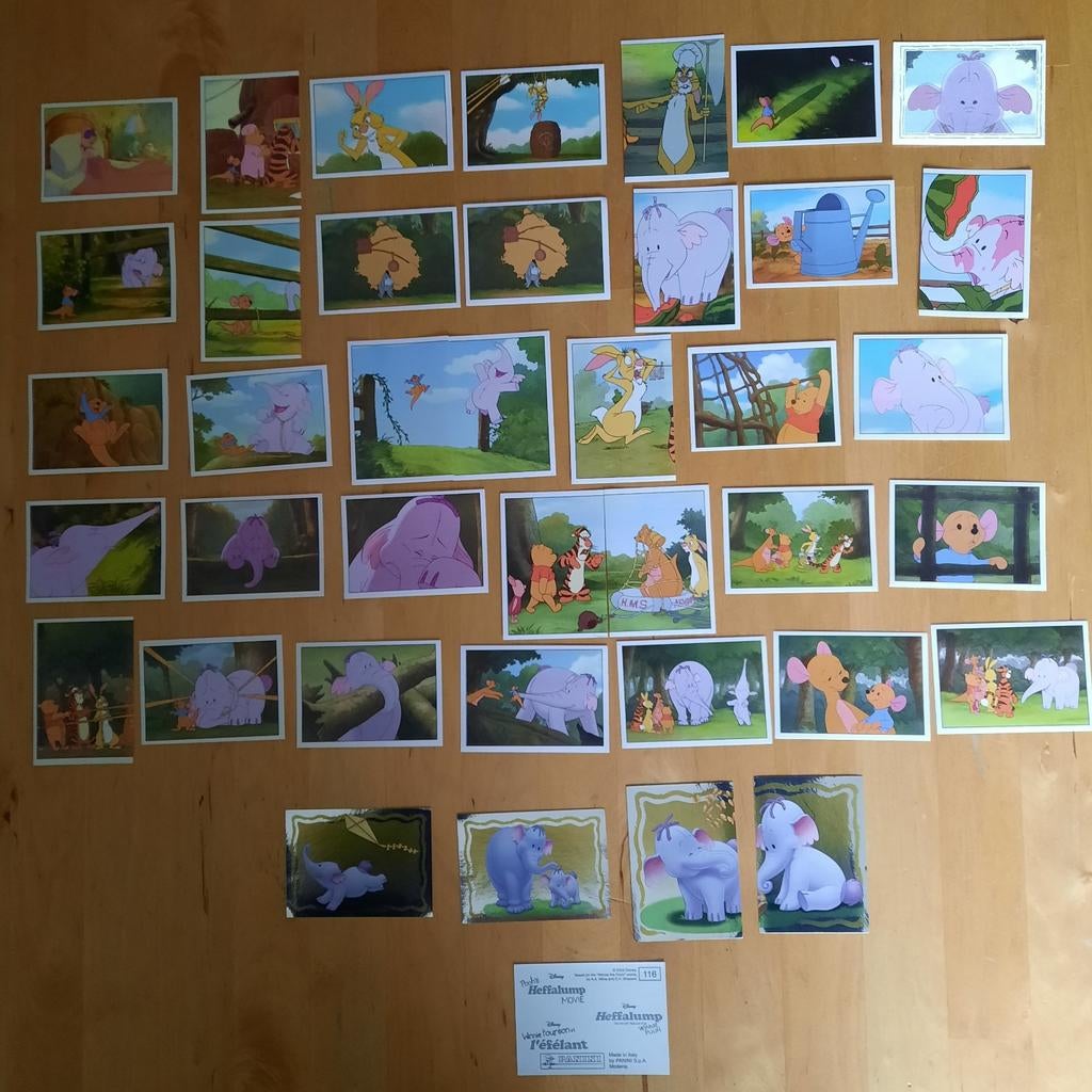 Winnie de Poeh - PANINI Stickers, Ophalen of Verzenden, Gebruikt, Strip of Tekenfilm