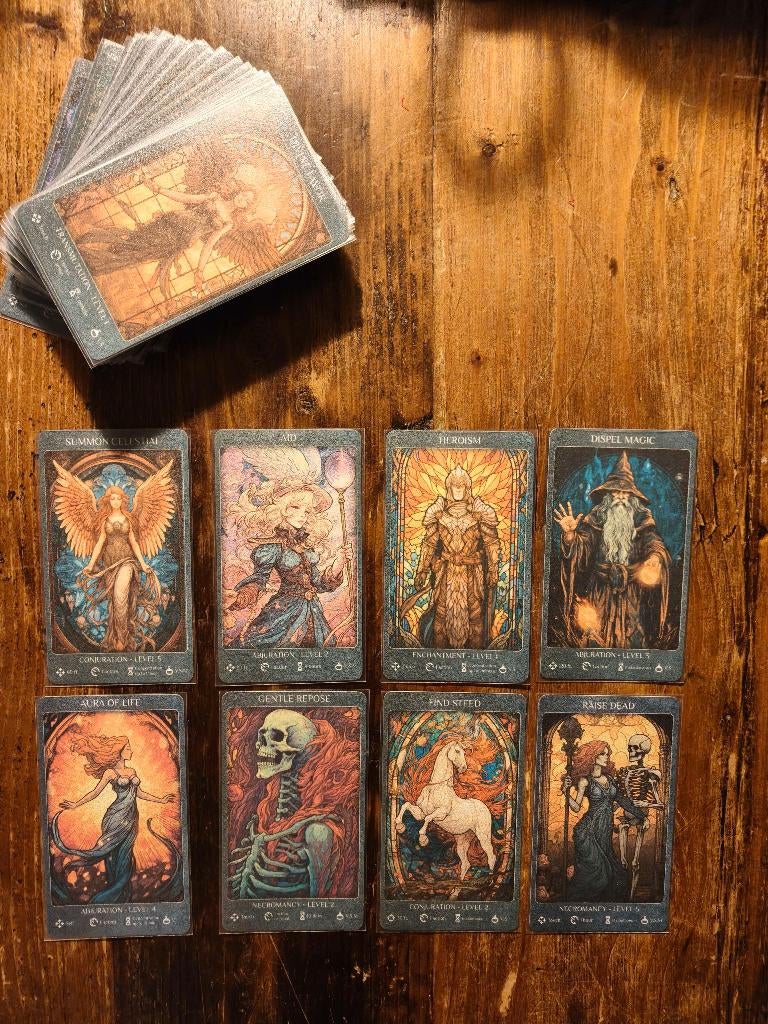 DnD Spellbook Cards – Fysiek handgemaakt, Ophalen of Verzenden, Nieuw