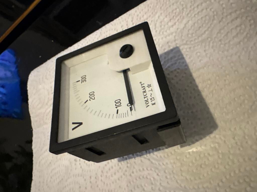 Voltcraft Analoog Voltmeter, Ophalen of Verzenden, Nieuw