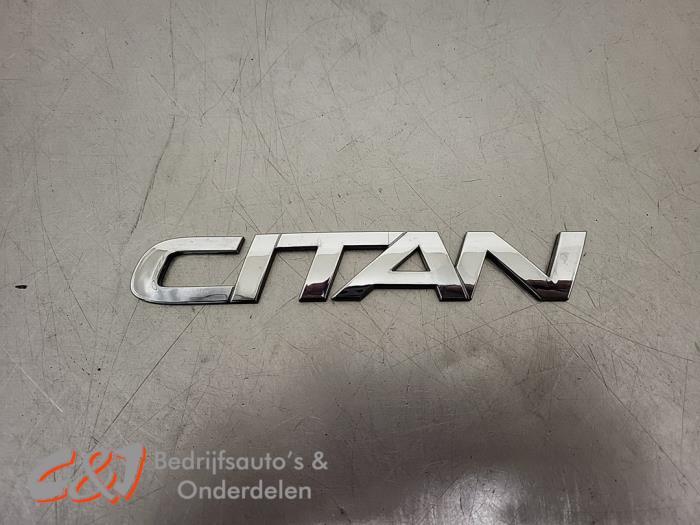Embleem van een Mercedes Citan, Gebruikt, -, Ophalen of Verzenden, -