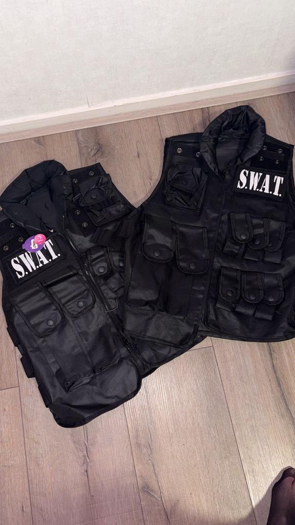 Swat vest, nieuw met prijskaartje en bonnetje, Ophalen of Verzenden, Nieuw, Zwart