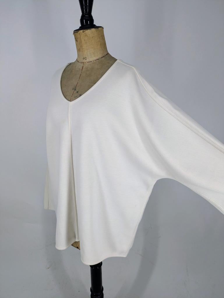 Off-white trui met sjaaldetail van Gerry Weber, Niet bekend, Niet bekend, Wit, Maat 42/44 (L)