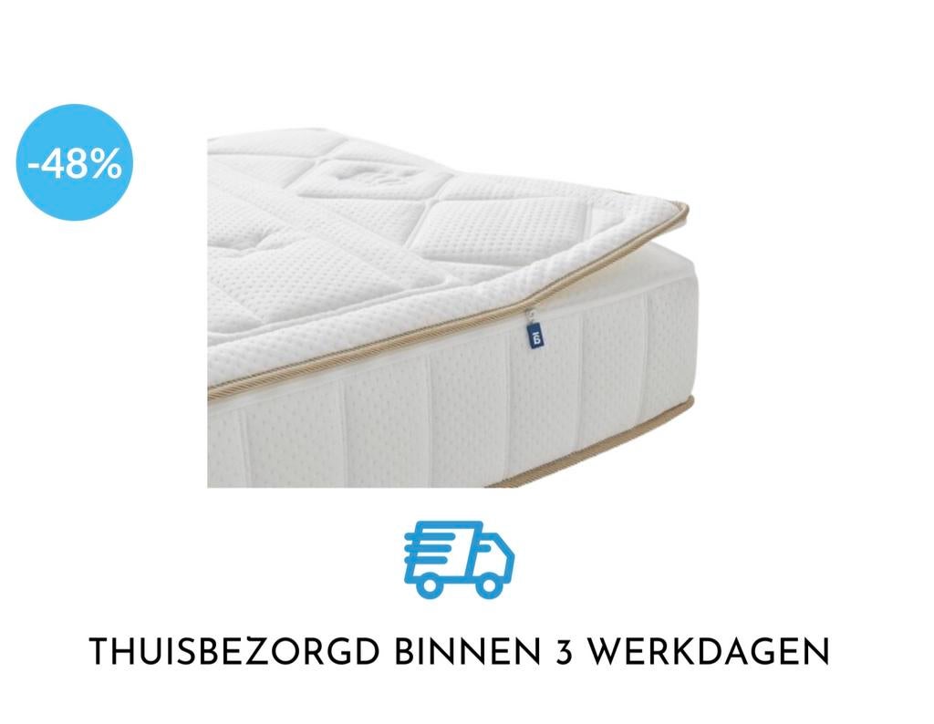 299,- Auping sale auping matrassen outlet op=op, Ophalen, 90 cm, 210 cm, Matras