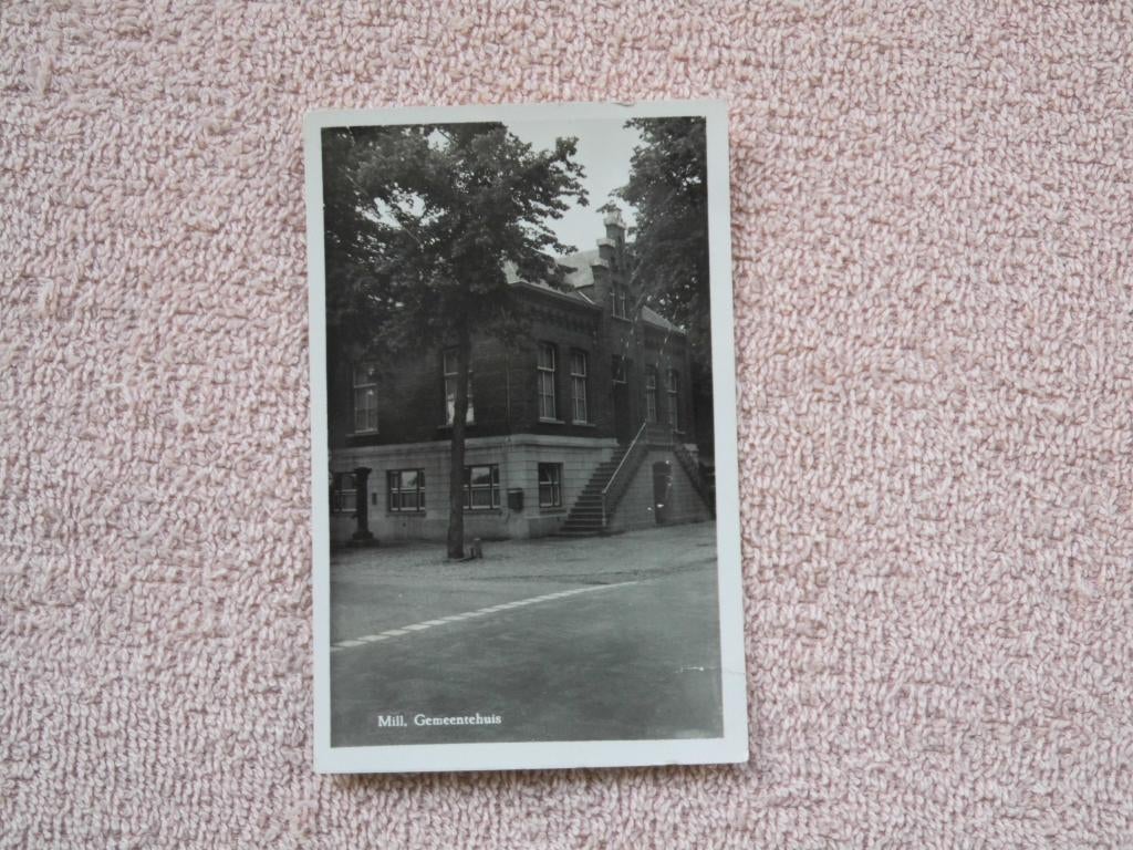 Mill , Gemeentehuis., Ophalen of Verzenden, 1940 tot 1960, Gelopen, Noord-Brabant