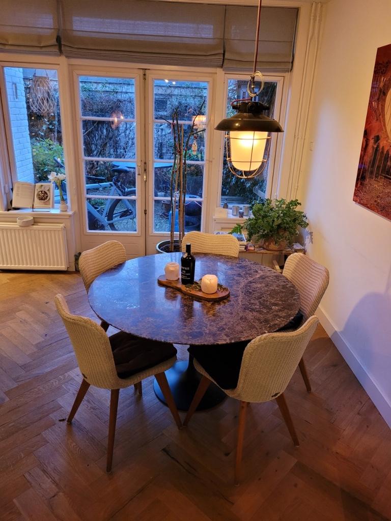 Tafel Eero Saarinen, Ronde tafel, Zwart Mat Spaans Marquina, Huis en Inrichting, 100 tot 150 cm, Nieuw, Rechthoekig, 50 tot 100 cm