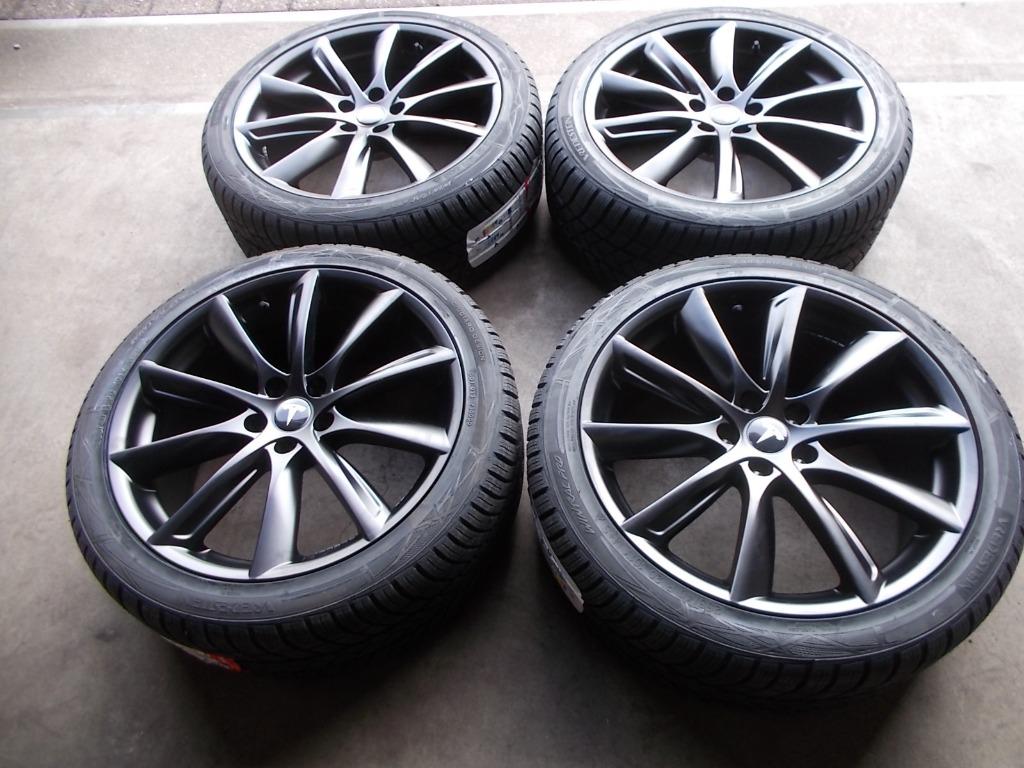 NIEUWE TESLA MODEL Y VELGEN + WINTERBANDEN 255 40 R20 + TPMS, 255 mm, Banden en Velgen, Nieuw, Personenwagen