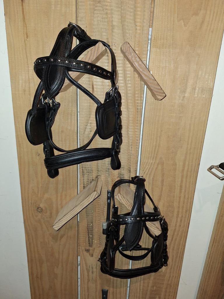 Shetlander tuig tuigen enkelspan tuigage tweespan, Dieren en Toebehoren, Paarden en Pony's | Hoofdstellen en Tuigage, Ophalen of Verzenden