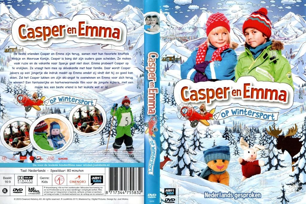 Casper en Emma op wintersport, Alle leeftijden, Ophalen of Verzenden, Zo goed als nieuw