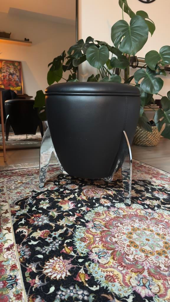Ruimte Raket Poef, Huis en Inrichting, Banken | Voetenbanken en Poefen, Ophalen, Minder dan 50 cm, 50 tot 75 cm, Leer