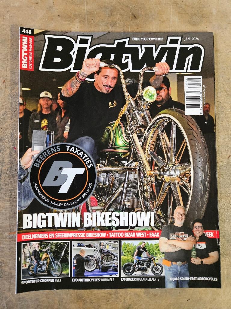 Bigtwin Custombike Magazine 2024, Boeken, Ophalen of Verzenden, Zo goed als nieuw