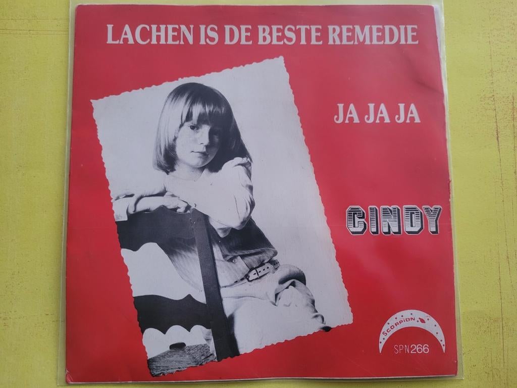 Cindy - Lachen is het beste remedie - Ja ja ja ., Cd's en Dvd's, Vinyl | Nederlandstalig, Ophalen, Zo goed als nieuw, Overige formaten