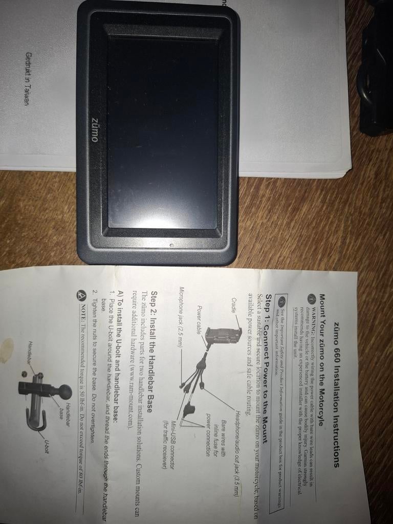 Garmin Zumo 660 navigatiesysteem met toebehoren, Ophalen of Verzenden, Gebruikt